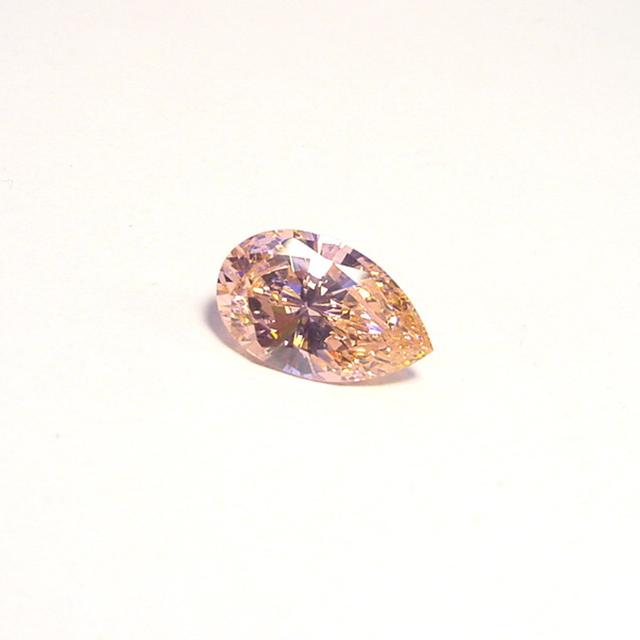 Cubic Zirconia 나석 핑크 칼라 pear 16x10mm