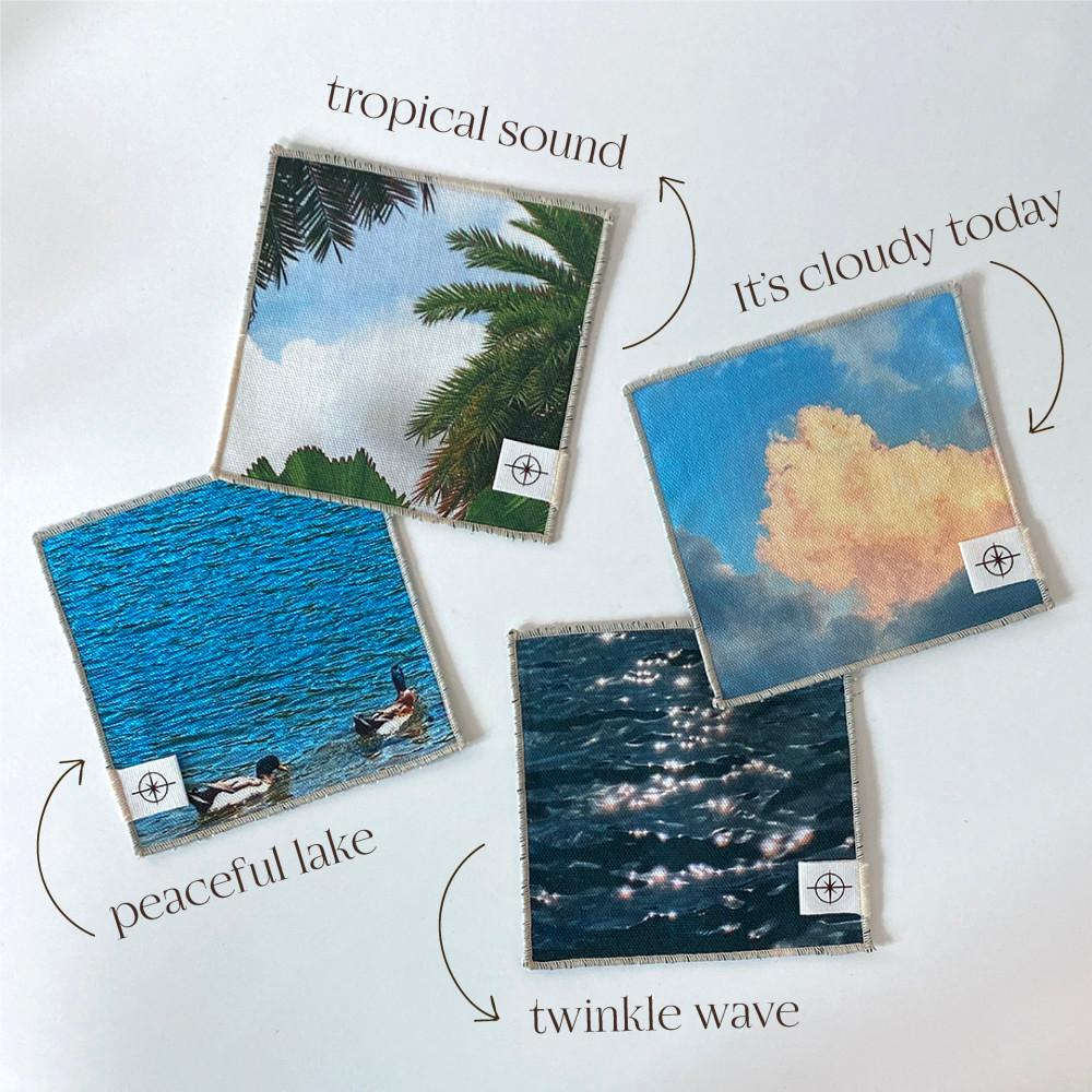 SCENERY FABRIC COASTER 순간의 풍경 패브릭 코스터 컵받침