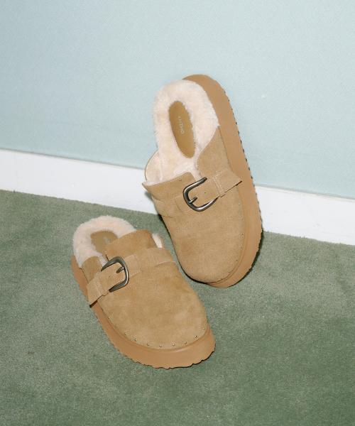 버크로우 윈터 슬라이드 베이지