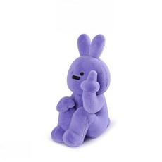 컬러풀 토끼인형 애착인형 무뚝뚝 법규 뻐큐 귀여운 선물