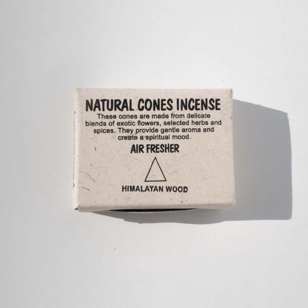 Natural cones incense - Himalayan wood