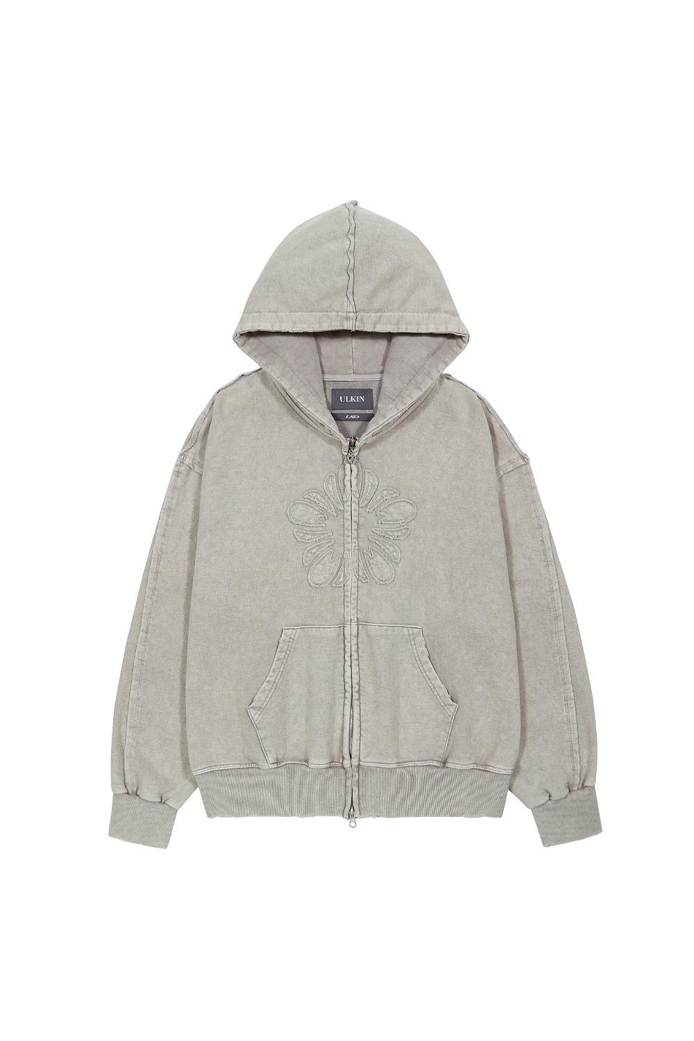 [예약배송] [Runway] MUGUNG Vintage Zip-up Hoodie_Oatmeal