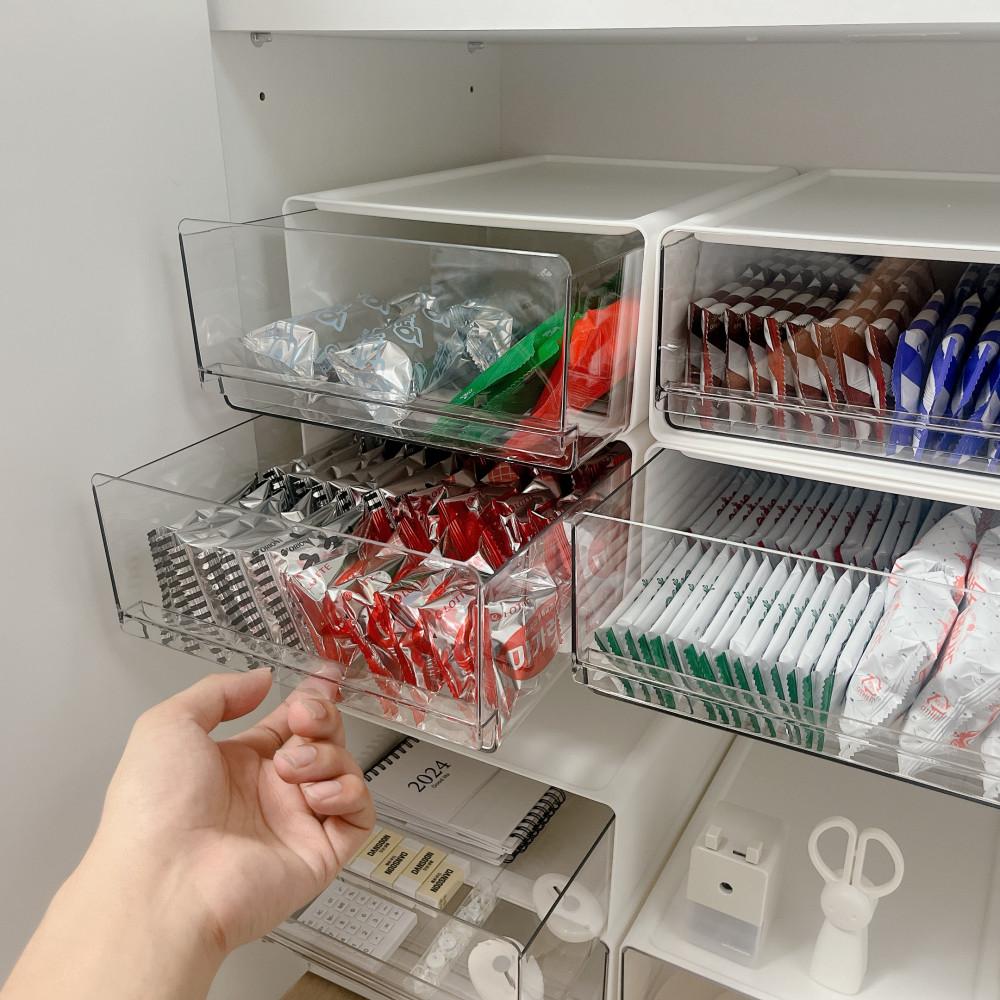 심플리 층층이 정리함(대형), 냉장고 펜트리 주방 세탁실 정리함 예쁜 정리 끝판왕