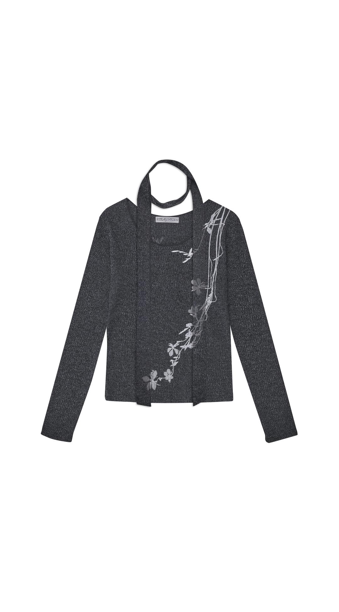 Pink Gaura Scarf Set Long Sleeve (4 Color)