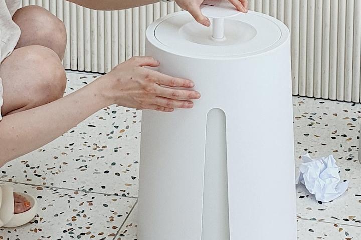 푸쉬빈 압축 휴지통 10L/20L 2colors