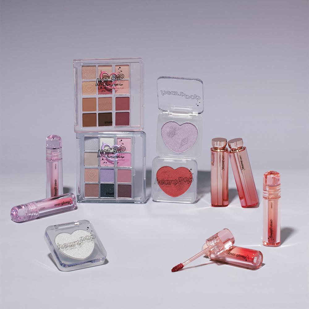 낫배드 컬렉션 (마이 베스트 톤 아이 팔레트/하트팝 블러셔/오버 글로이 틴트/컬러 래스팅 글로우 스틱)
