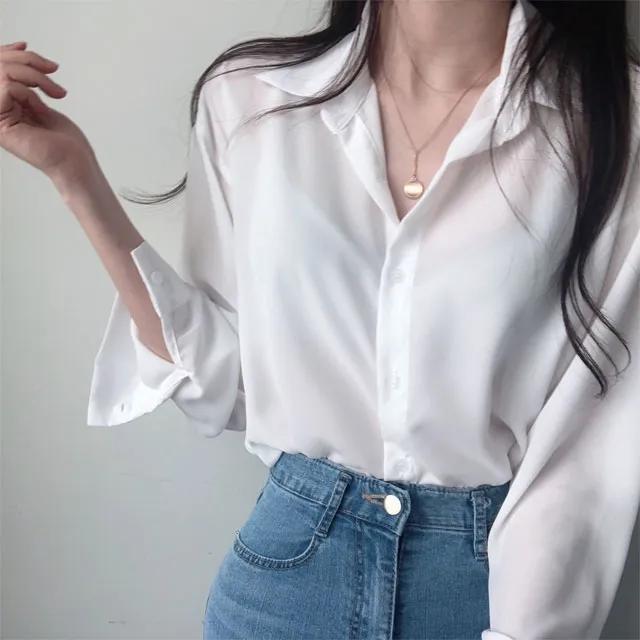 당일발송 (6컬러 핏예쁜) 촤르르 쉬폰 찰랑 데일리 셔츠