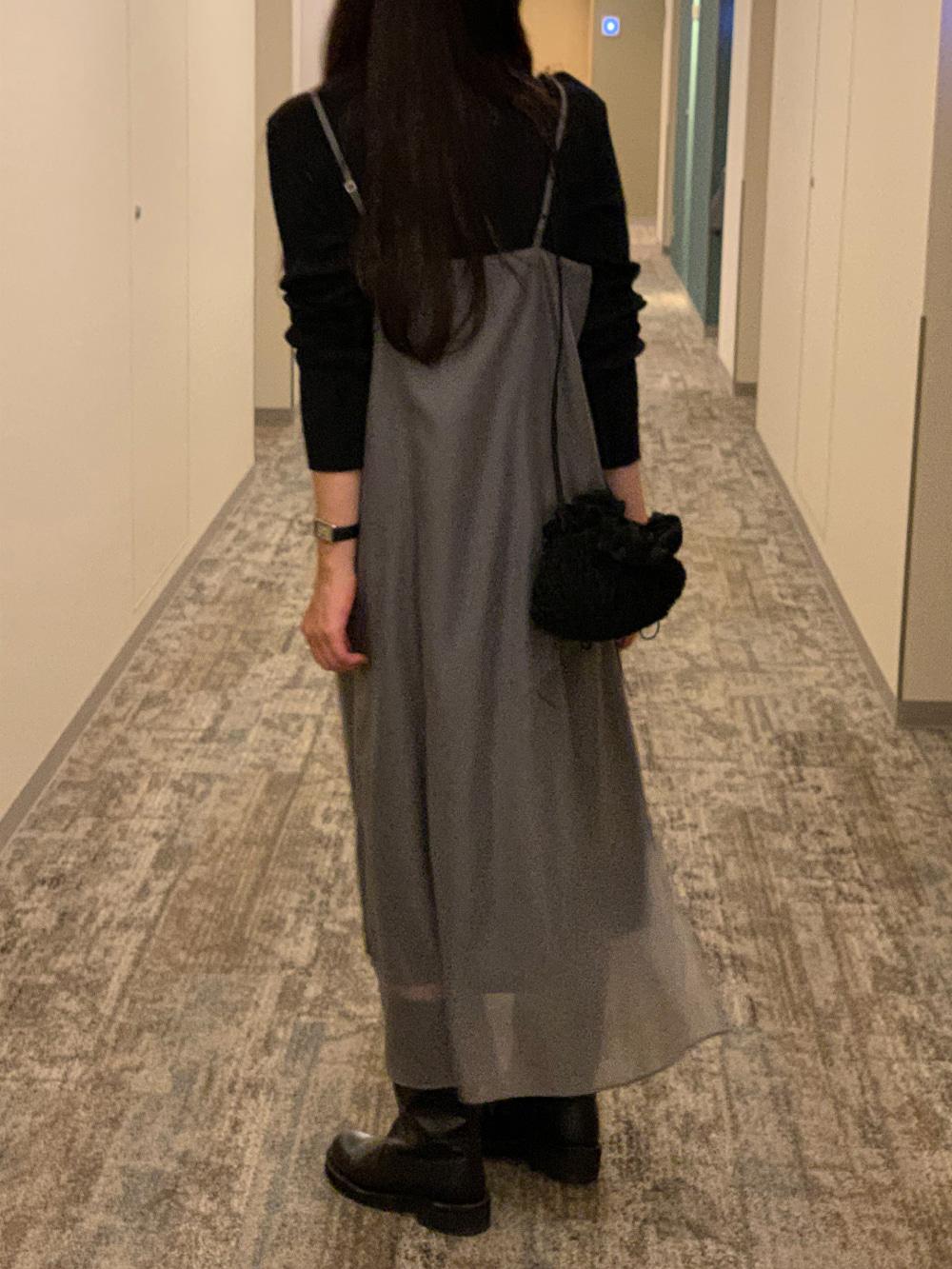 [리어스 제작] 에디션 레이어 원피스 (grey)