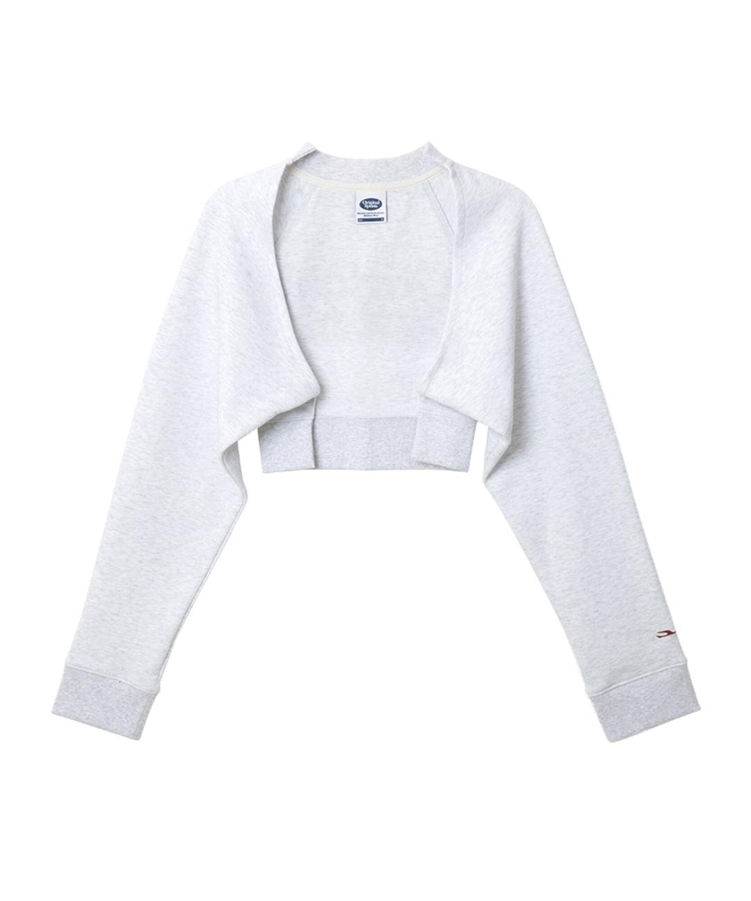 W COTTON MIX CARDIGAN WHMG