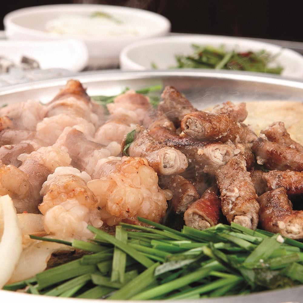 극소수 소곱창 모듬 세트 300g 대창 염통 초벌 소스포함 구이 캠핑 안주 요리 [원산지:상세설명에 표시]