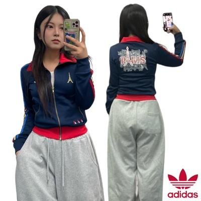 아디다스 파리 네이비 배색 트랙탑 95