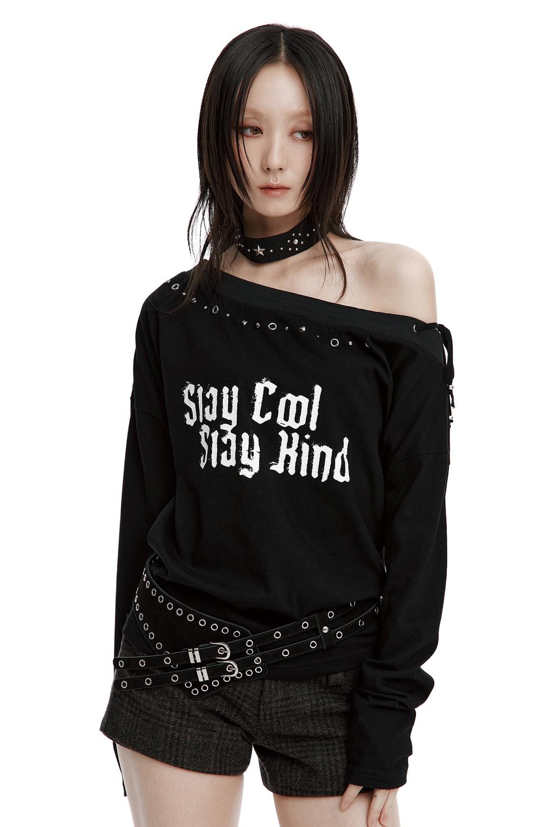 Slay Off-Sholder Top Black [pre-order 예약발송 11/10]