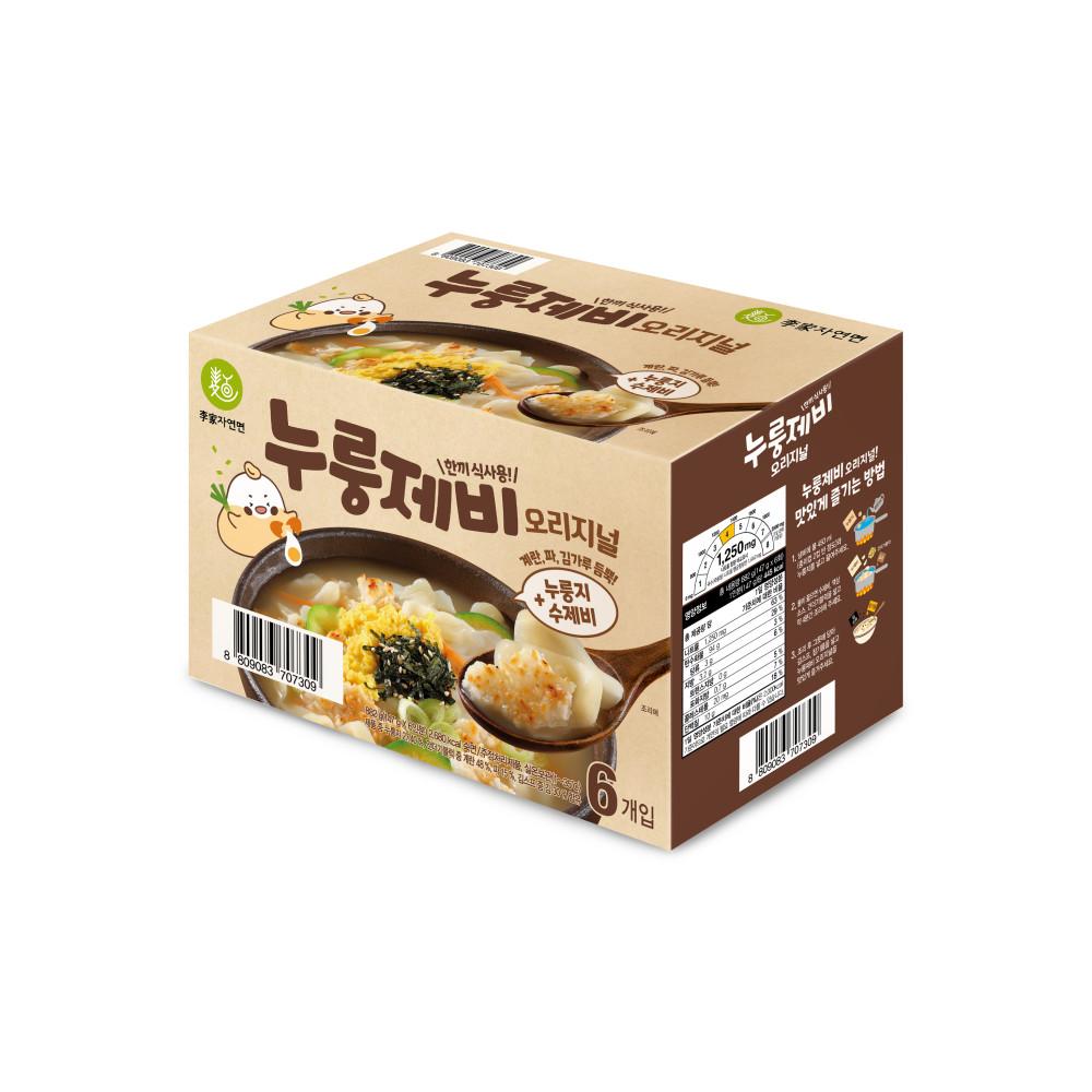 이가자연면 누룽제비 오리지널 147g x 6