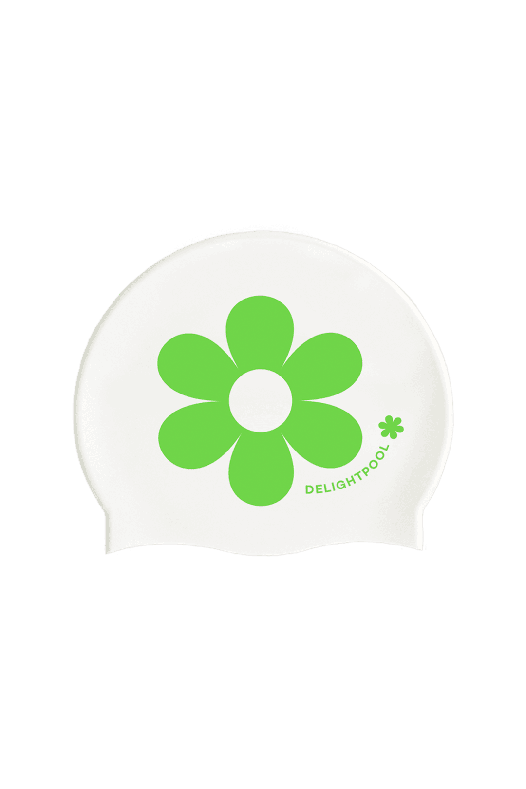 Flower power swim cap - Green