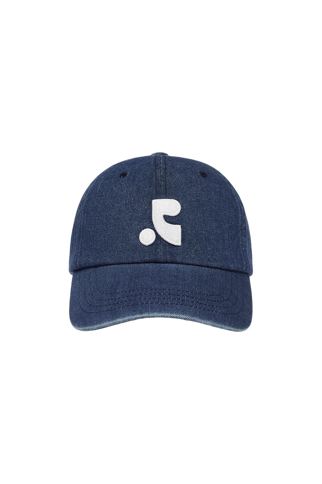 DENIM LOGO CAP - BLUE