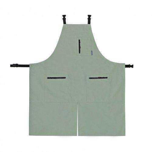 [이니셜자수 무료] 집업 H스트랩 앞치마 (아쿠아그린)