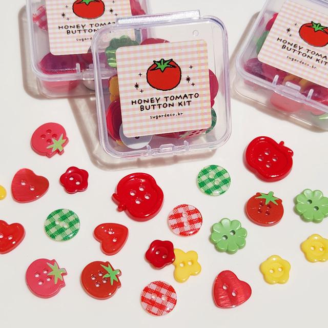 허니 토마토 단추 diy