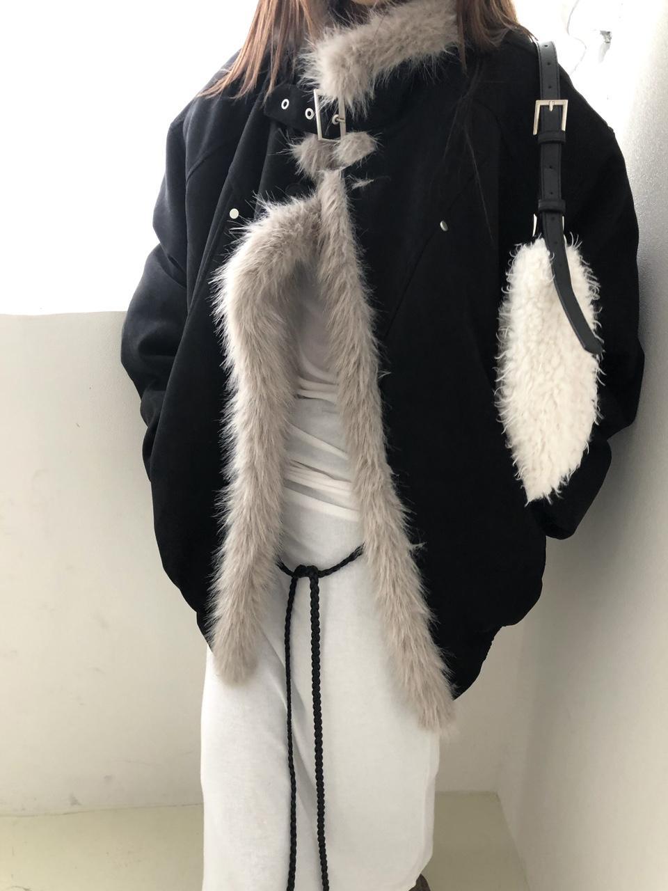 센지 *여유주문*믹스퍼무스탕 (2color)