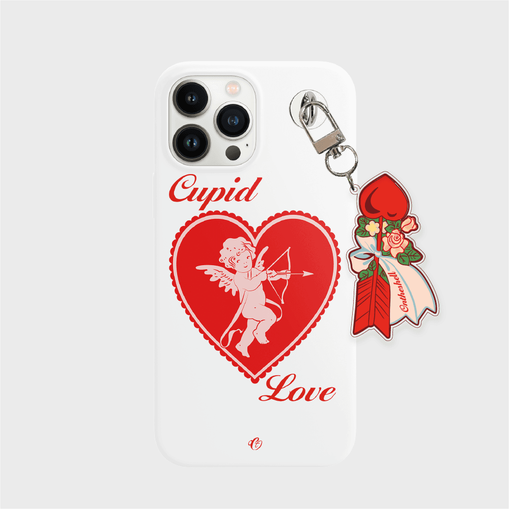 [하드 케이스 / 키링 부착 가능] Cupid love phone case