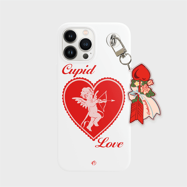 [하드 케이스 / 키링 부착 가능] Cupid love phone case