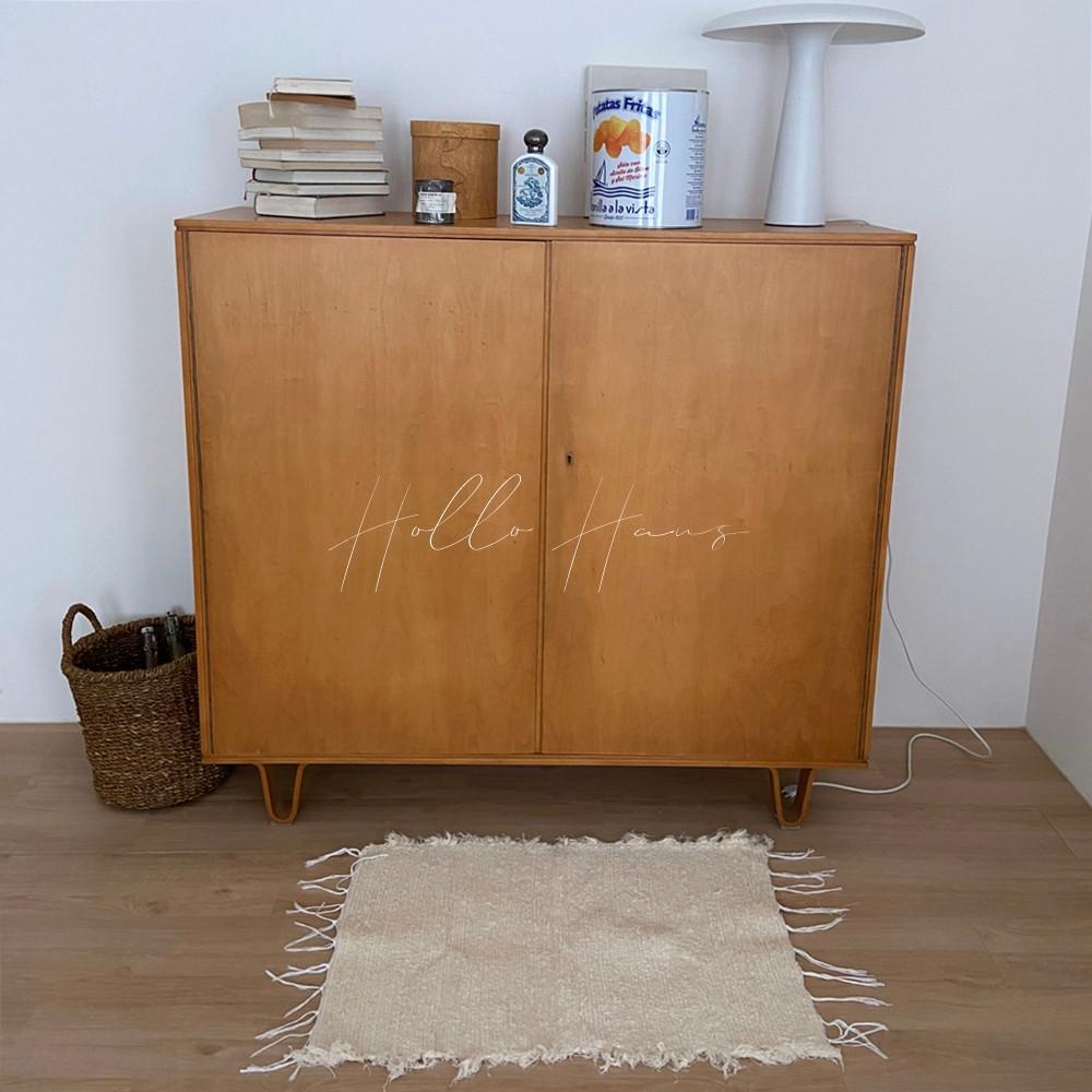 mini cotton rug 포르투갈 코튼 러그 핸드메이드 크림 recycling 모로코