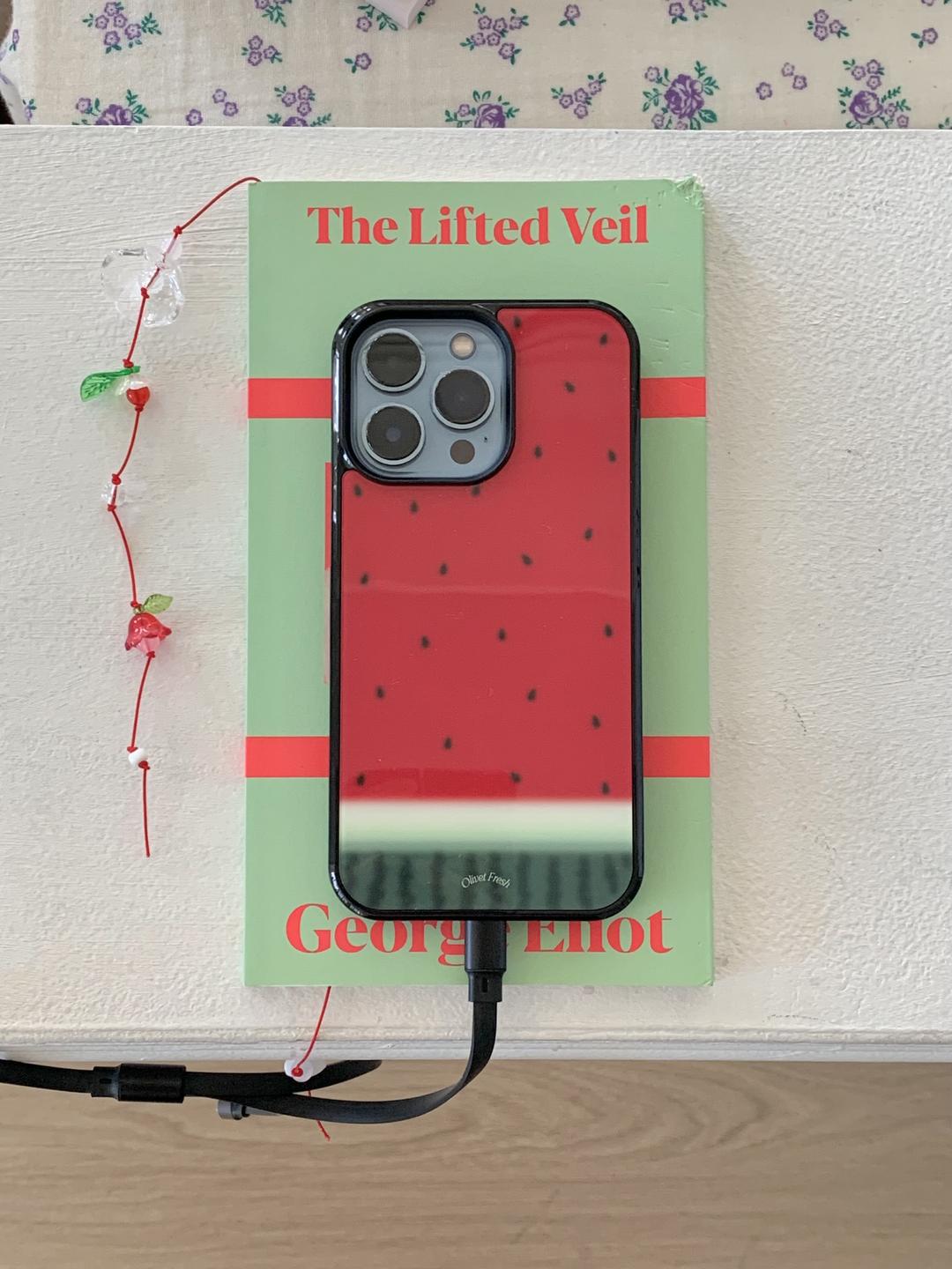 watermelon glass bumper case (+magsafe)