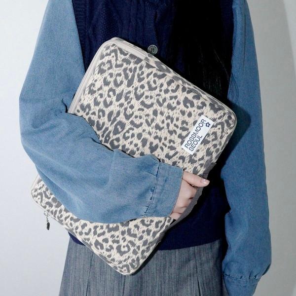 [2차 재입고]Leopard laptop pouch _ 2sizes