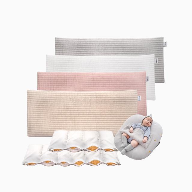 이몽 가슴안정 좁쌀 태열베개 4구획/6구획 단독형 4colors (모로반사/배앓이방지)