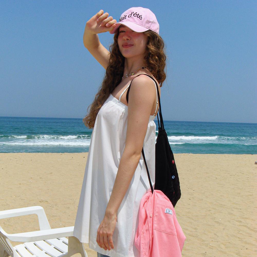 BANDING TUBE TOP SLEEVELESS MINI DRESS WHITE