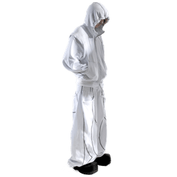 ANATOMY SWEATPANT WHITE