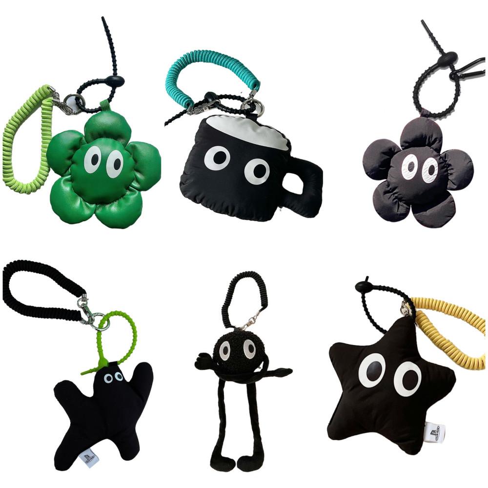 5 TYPE ChiChi Black Flower KeyRing 플라워 키링