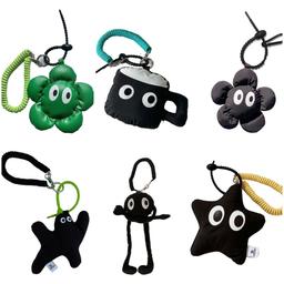 5 TYPE ChiChi Black Flower KeyRing 플라워 키링