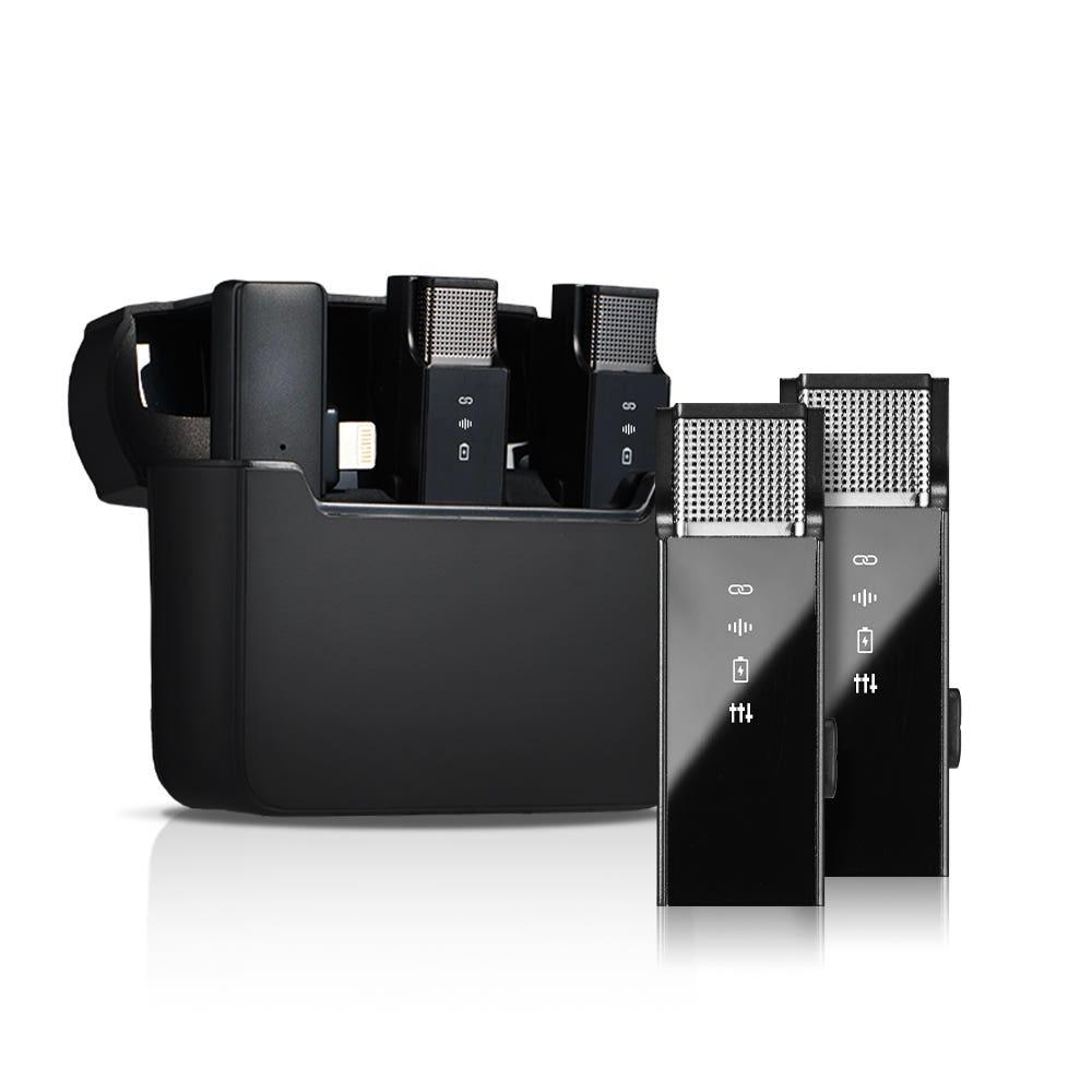 미로라이브 4채널 무선 핀 마이크 와이어리스 쿼드 유튜브 스마트폰