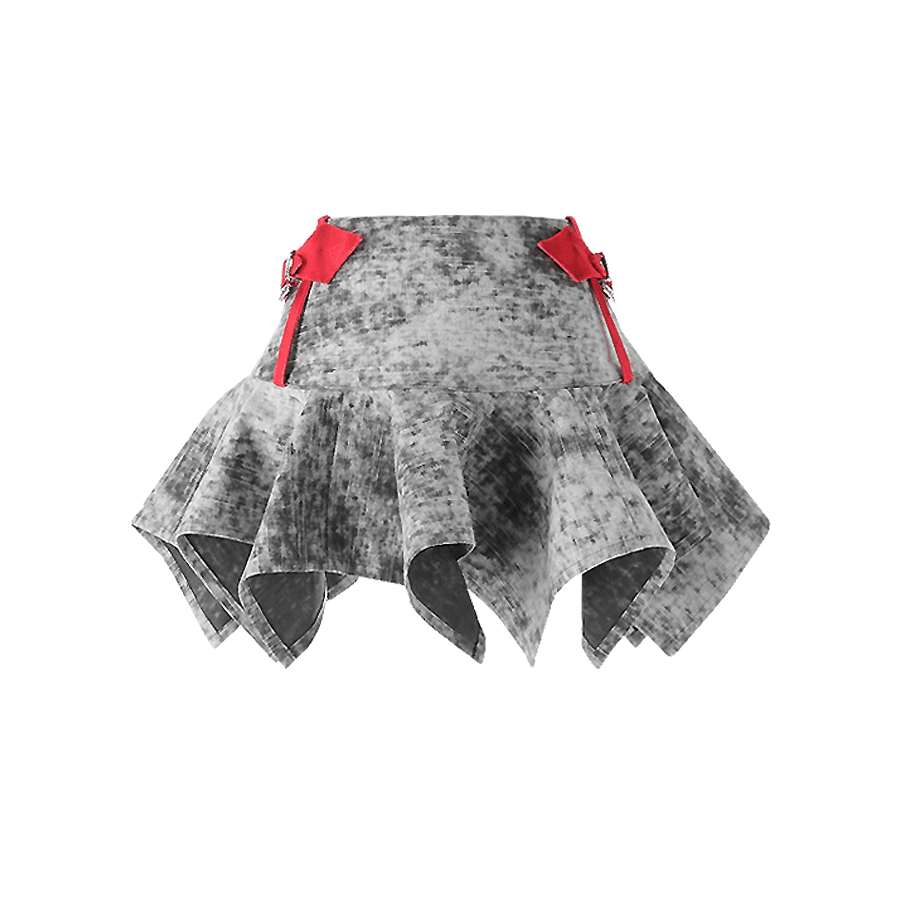 Bratty 3-Way Draped Mini Skirt