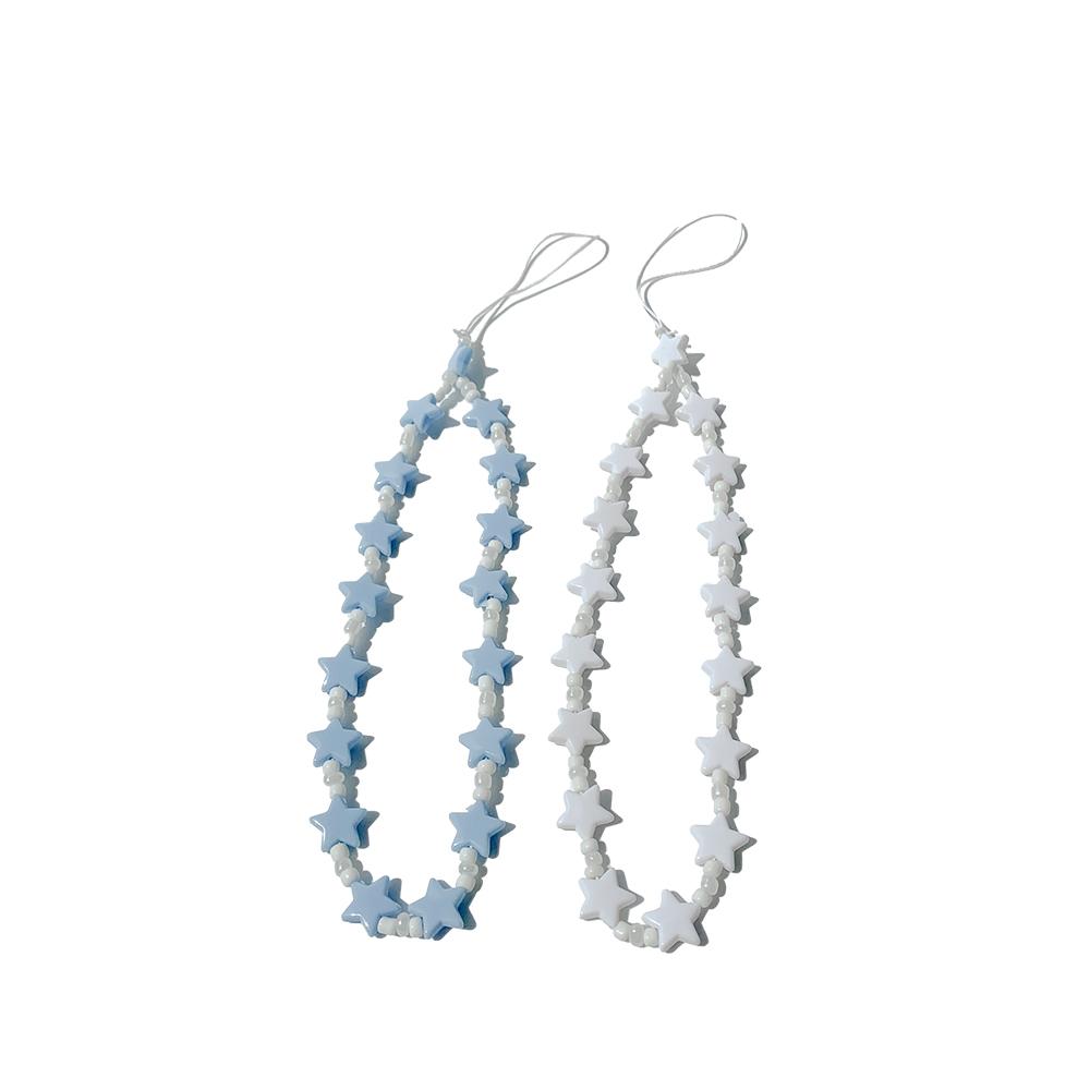 Y2K 별 비즈핸드폰줄 핸드폰고리 손목 폰스트랩 핑거스트랩