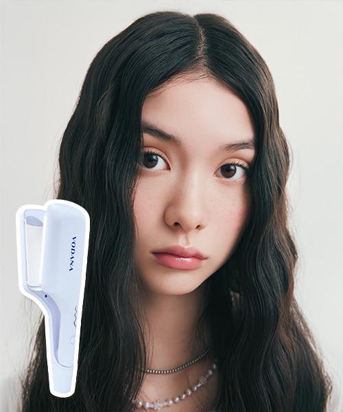 [패밀리세일] 트리플 플로우 물결고데기 40mm
