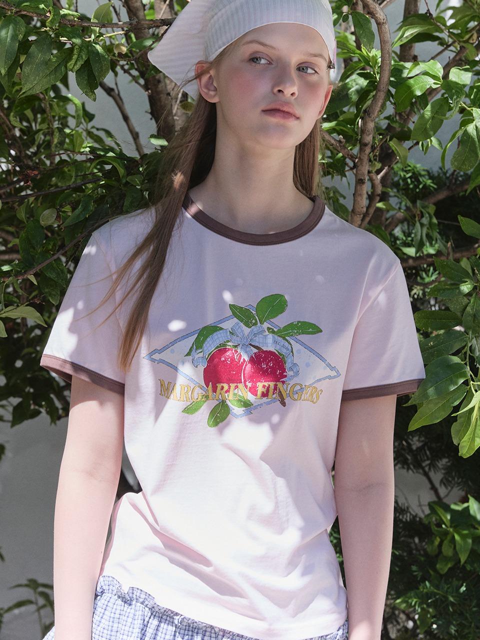 PLUM RINGER T-SHIRT (PINK)