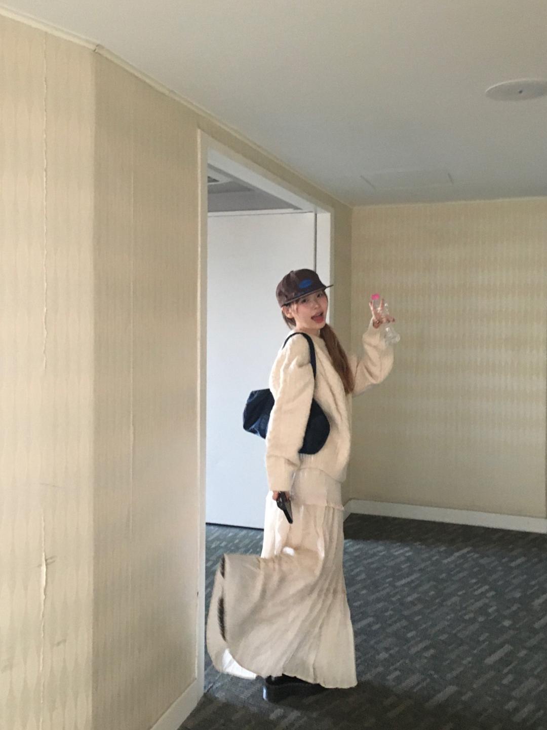 flash frill long skirt