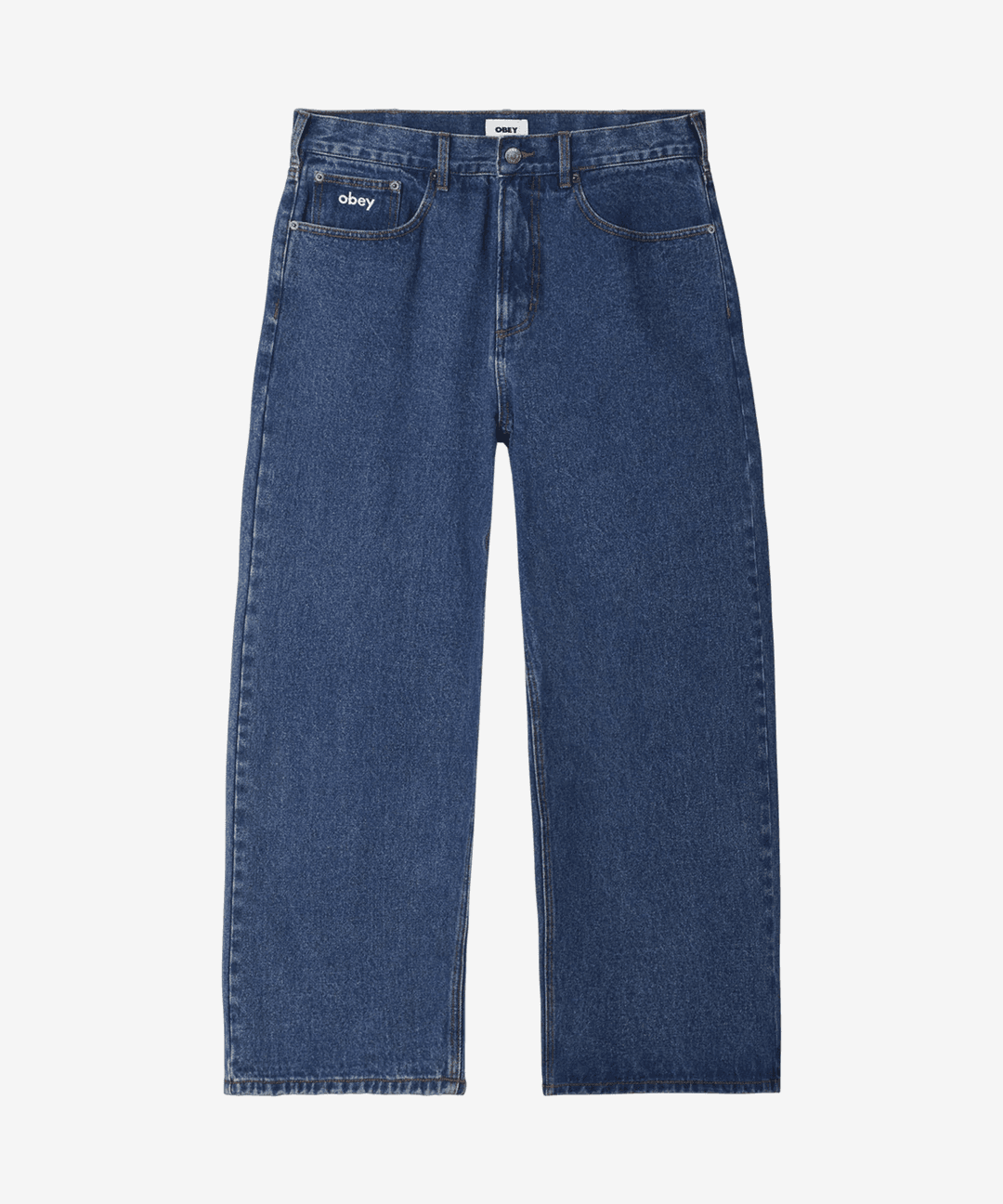 오베이 빅윅 배기 팬츠 BIGWIG BAGGY DENIM (Stone Wash Indigo)