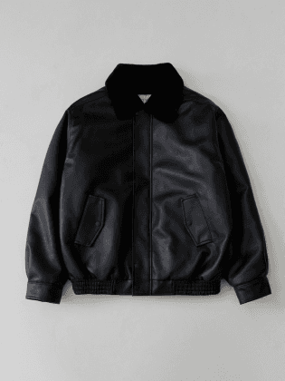 620 VEGAN LEATHER MUSTANG_BLACK