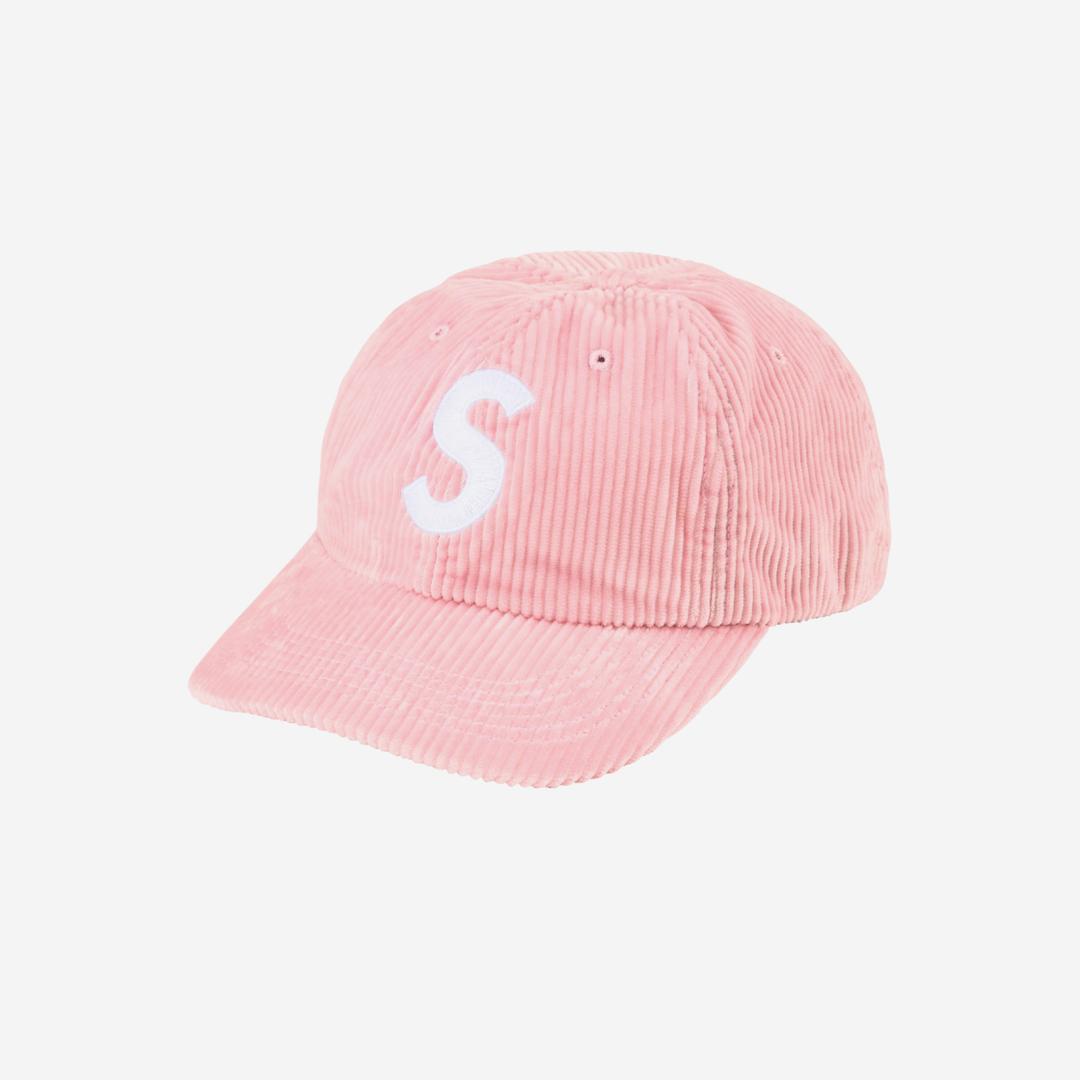 Supreme Corduroy S Logo 6-Panel Light Pink - 23FW