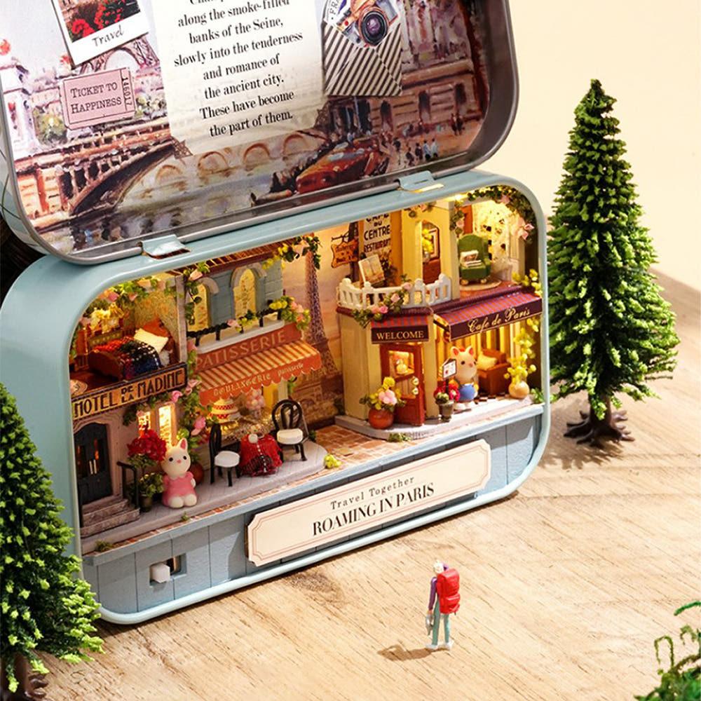 DIY 미니어처 여행 틴케이스 파리지앵