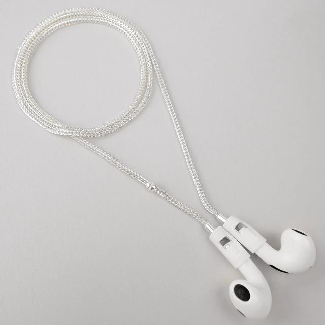 Mesh Chain Necklace for All AirPods - 925 Silver