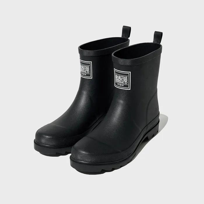 CLASSIC LOGO RAIN BOOTS LOW black