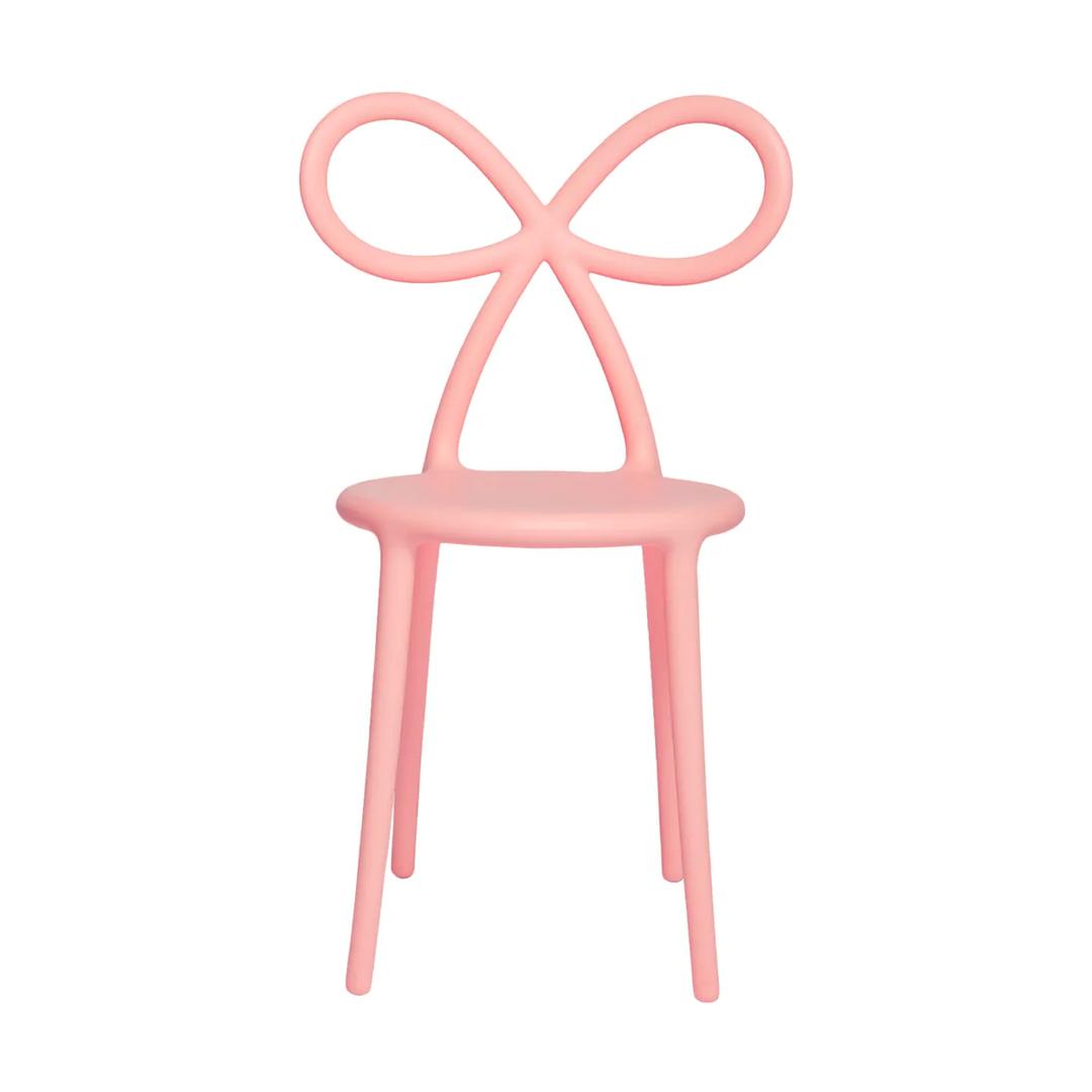 [재고문의] ribbon chair pink