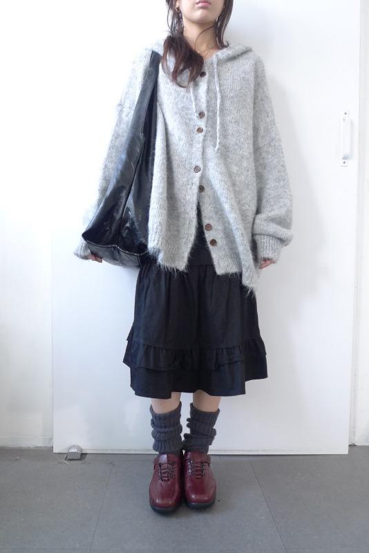 cloud knit hoody tee (3color)