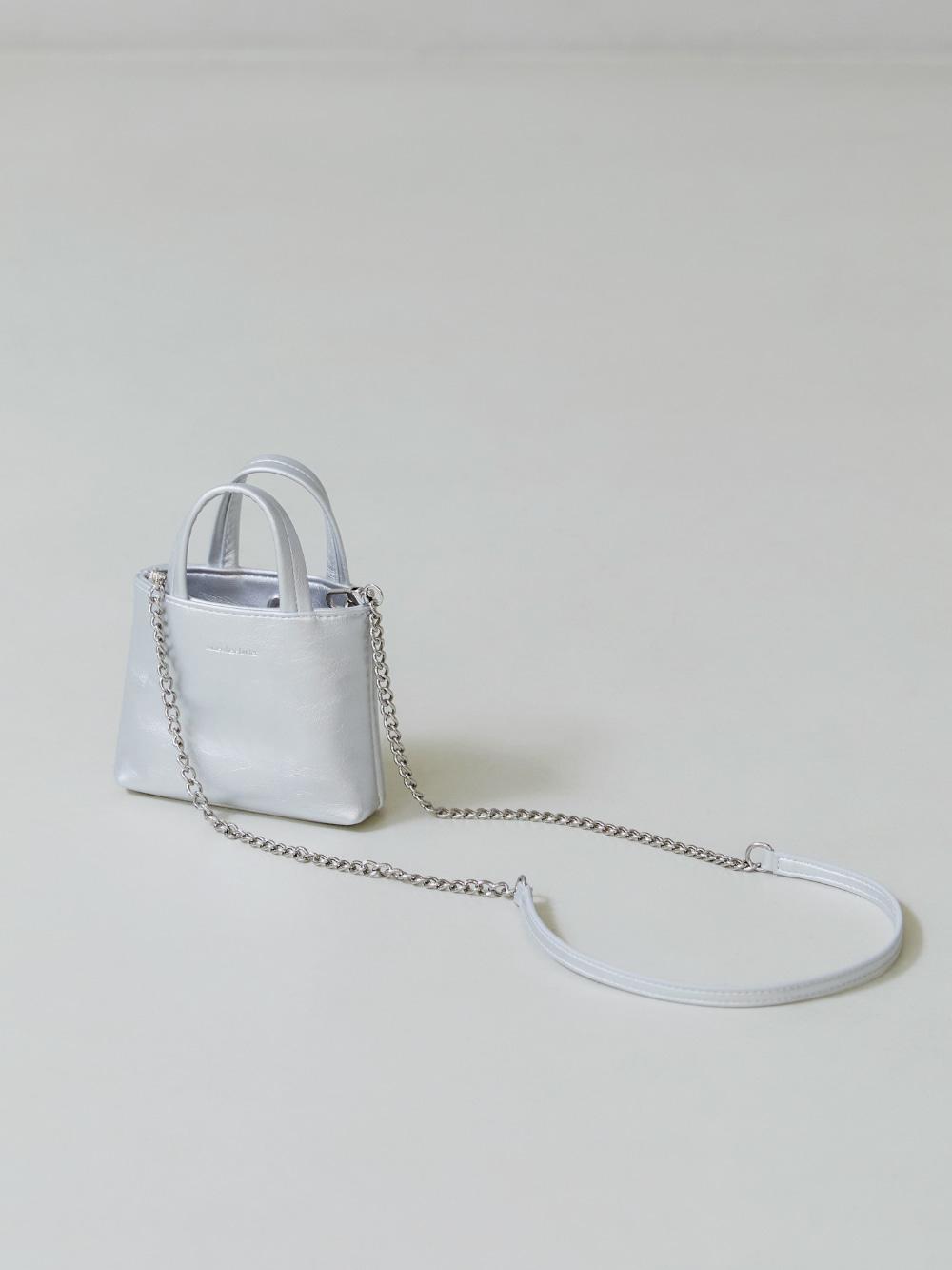 [release 10%] mini toast bag - silver