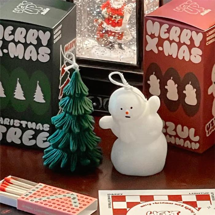 [세트]어쩔눈사람+5단 트리 캔들 크리스마스