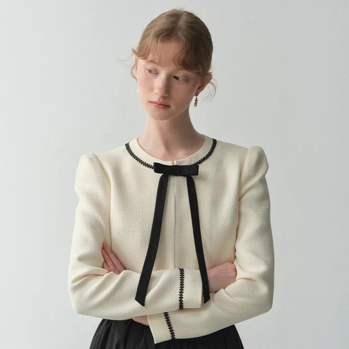 Petit Ribbon Tweed Jacket