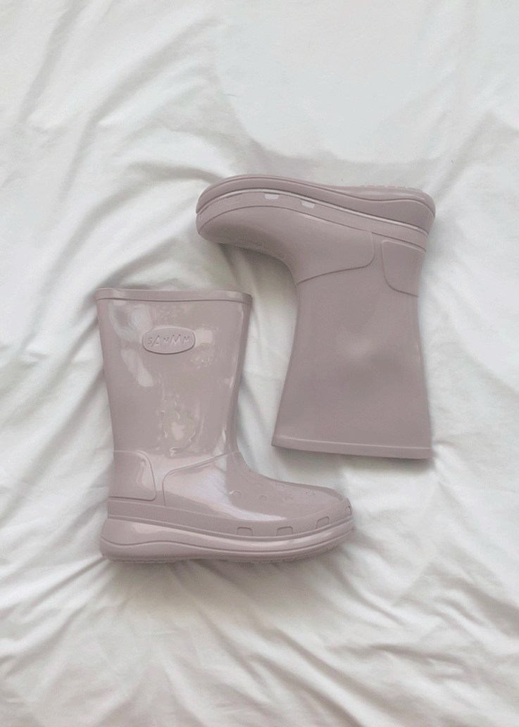 투즈룸 주문폭주💜[장마기간세일] 라일락 미디 레인부츠 (일부 옵션 당일출고)